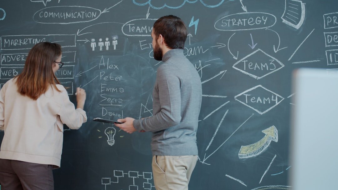 business team brainstorming growth strategies