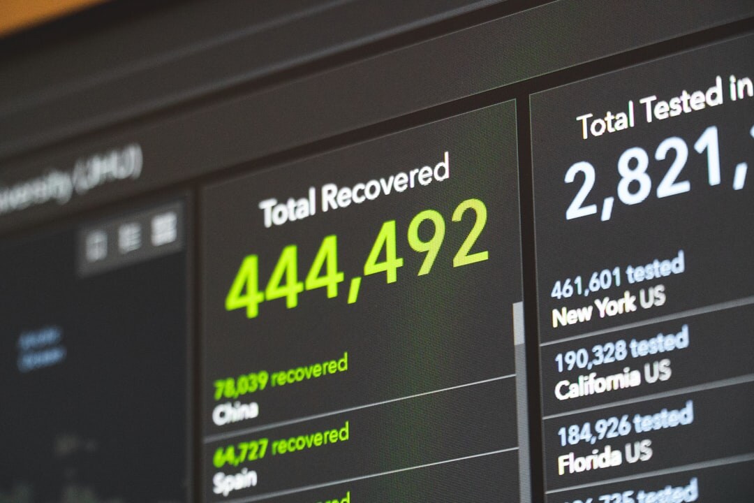 data visualization dashboard with graphs