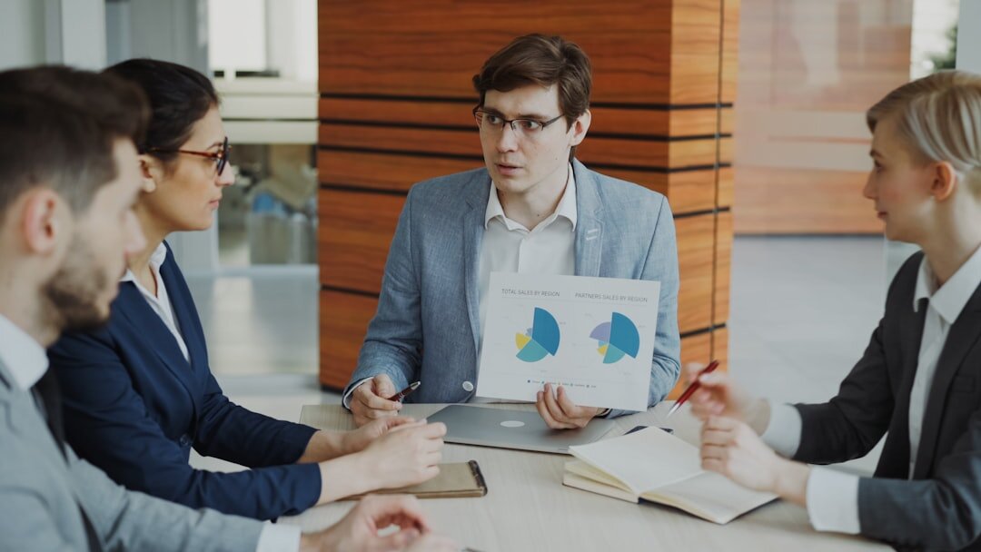 visionary CEO leading strategy meeting